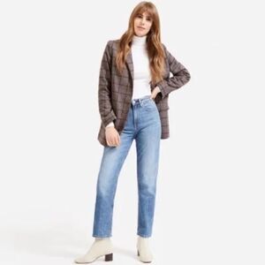 Everlane Women's Straight Leg Jeans - Light Blue